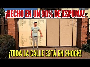 Cómo hacer un portón corredizo fácil y barato sin base y con motor