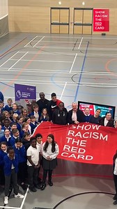 Last week, #SRtRC was at Sunderland AFC for a day of anti-racism education workshops with players Jenson Selt and Jay Matete. ❤️ Your #WRD23 donations allow us to continue with this vital work. You can donate by clicking the link ⏬ 🔗 theredcard.org/wearredday Foundation of Light | #SAFC | Show Racism the Red Card