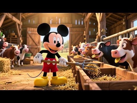 🐭🌾 Mickey Mouse and the Great Cow Farm Adventure 🌾🐮