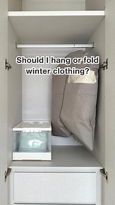 Dear snow, see ya again in December ❄️ How to effectively store winter clothes: 1. Gang filled garments to prevent compression 2. Fold the rest into a storage bin with lid wheels to prevent damage to your clothes and closet. Cover embellishments with tissue paper to prevent snagging. 🔍: Anti-moth Dustproof Garment Bag Collapsible Book Storage Box #iuiga #iuigasg #sghomehacks #sginterior #closetorganization | IUIGA