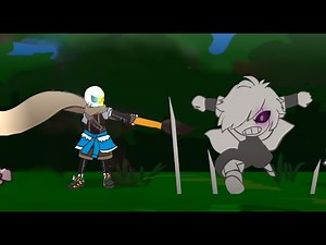 Underverse 0 0 Fight Scenes: Ink vs X-Chara Mini Fight (by Jael Penaloza)