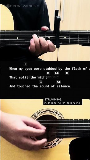 The Sound Of Silence - Simon & Garfunkel | Easy Guitar Chords Tutorial For Beginners #guitarlesson