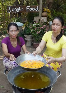 804K views · 2.2K reactions | Eggs Crispy with Spaghetti Recipe | Jungle Food | Facebook