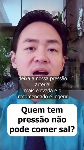 quem tem pressão não pode comer sal? #drjuliomassao #colesterolalto#pressãoalta