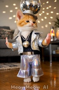 564K views · 18K reactions | Chubby Checker-Let's Twist Again Cover by Orange Cat This video is created using AI, and the story is for your entertainment. 這影片為AI製作，純屬娛樂。 #orangecat #letstwistagain #catdance | MeowMeow AI | Facebook