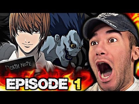 FIRST TIME REACTION to DEATH NOTE !!