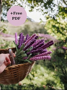 Lavender Crochet Pattern - PDF Tutorial - Etsy