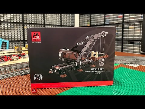 LEGO Trains - HA Bricks LEGO Railway Crane Car Delivery