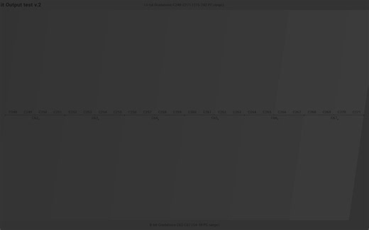 HDR10-10bit 灰阶测试