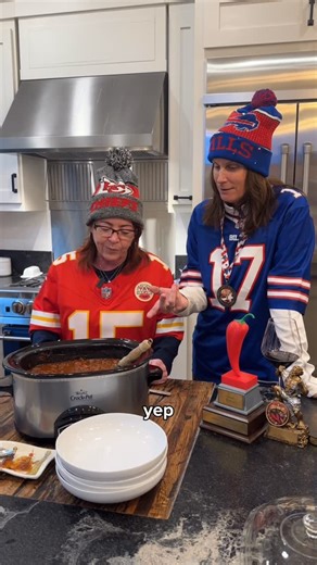 Terri Clark on Instagram: "Chili part 2! Thanks to my friend @officialkathleenmadigan for being the taste tester. Termites and hat brats unite!"