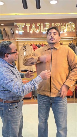 Baggy suede jacket on taj leather 100% Genuine Leather #celebrityjacket #leatherjacket #leatherwear