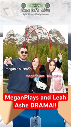 MeganPlays and LeahAshe situation #roblox #meganplays #robloxnews #leahashe