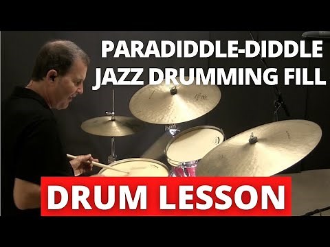 Paradiddle-diddle Jazz Drumming Fill - Jazz Drum Lessons