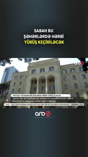 8 şəhərdə hərbi yürüş olacaq #gündəm #yenixeberler #arb24