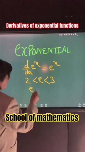 Derivative of Exponential function