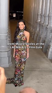 Ageless beauty at it’s finest! #DemiMoore shows off her stunning style as she posed at the LACMA Art Film Gala red carpet. | PeopleStyle