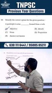 TNPSC English Grammar Question #grammar #tnpsc #tnpscenglish