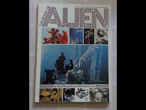 Flicking through the Book Of Alien book from 1979