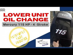 DIY: Change Your Lower Unit Oil (Mercury Marine) #boatmaintenance