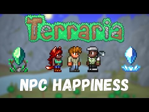 Terraria Journey's End: NPC Happiness Guide (Biomes and Neighbors Preferences) - Simple and Easy!