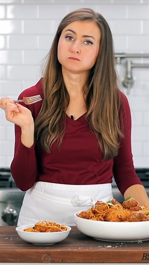 Classic Comfort Food! Recipe: https://natashaskitchen.com/spaghetti-and-meatballs-recipe/ | NatashasKitchen.com