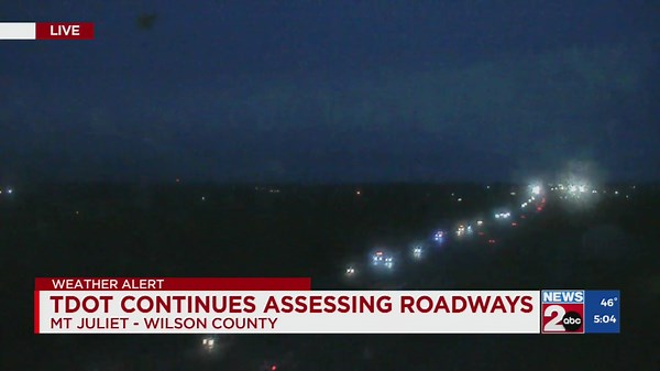 TDOT assessing roads in Middle TN amid winter weather concerns