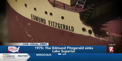 This Day in History: November 10, 1975 - The Edmund Fitzgerald sinks in Lake Superior