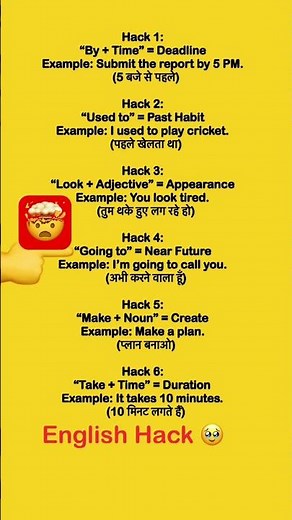 Top 6 English Hacks You Must Know | Spoken English Tips