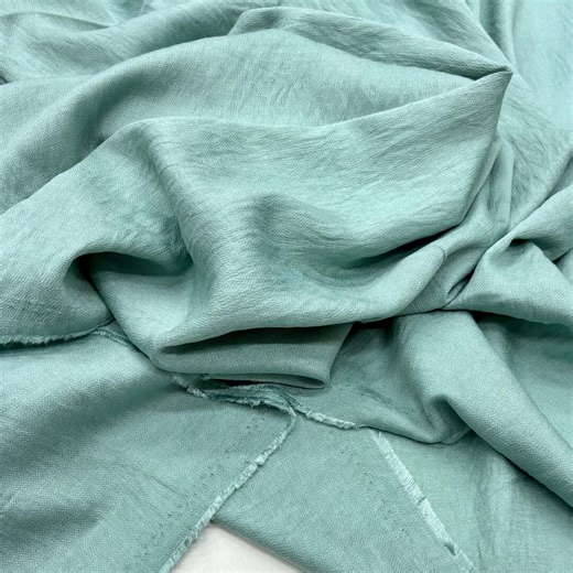 Mint Green Wrinkle-resistant Linen Fabric – Soft Durable Linen Blend | 150 Cm Width - Etsy Canada
