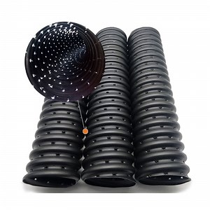 [Hot Item] Australian Standard 100mm HDPE Slotted Corrugated Drainage Pipe with Filter Sock