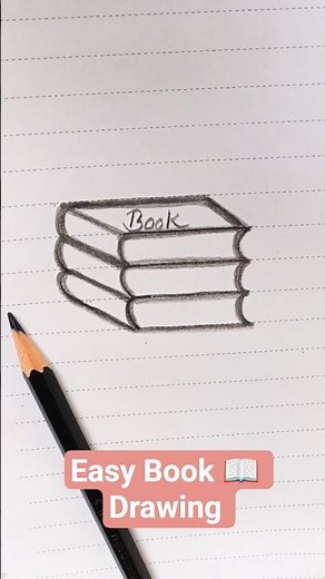 How To Draw A Book 📖 For Beginner's || Easy Book Drawing ‪@StartwithPencils‬ #easydrawing