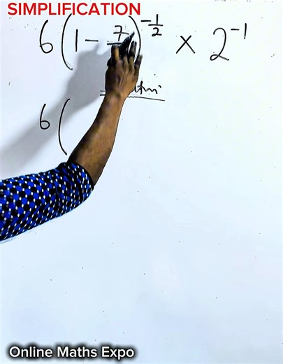 35K views · 712 reactions | How to simplify Exponential problem involving Fractions #maths #mathviral #viralmaths #onlinemaths #algebra #viralfypシforyoupage #viralfacebookvideo | Online Maths Expo | Facebook