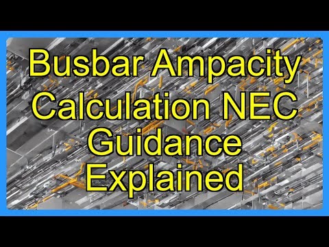 Busbar Ampacity Calculation NEC Guidance Explained