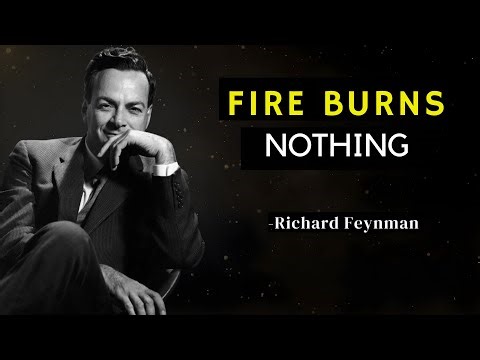 Why Does Fire BURN? Feynman Reveals Real Reason Behind This
