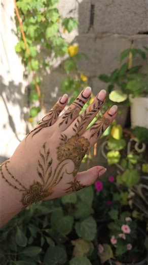 Arabic Simple Henna Design #henna #arabicmehndi #latestmehndi #ramadan2026