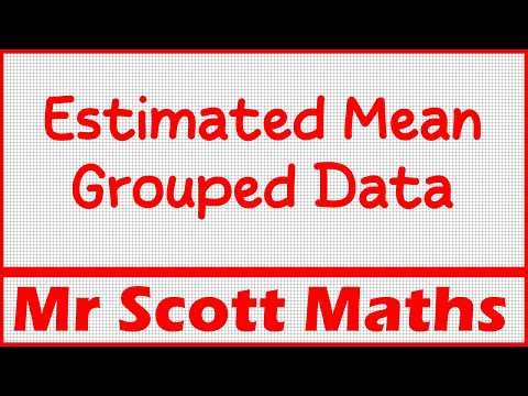 Finding the Estimated Mean from Grouped Data | GCSE Maths | GCSE Statistics
