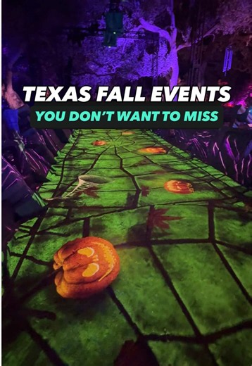 TEXAS FALL EVENTS YOU DON’T WANT TO MISS Planning your fall weekends in Texas? Save this list of some of the best seasonal events, festivals, pumpkin patches, Halloween attractions and road-trip ideas happening around Austin, San Antonio, Dallas, Fort Worth and Houston in 2026! 📍 AUSTIN CENTRAL TEXAS 🎃 @pumpkinnights Austin | Sept 17 - Oct 31 🎶 @aclfestival Austin | Oct 2 - 4 Oct 9 - 11 🏎️ Formula 1 at @cota_official | Oct 23 - 25 🌻 @devine_acres_farm San Antonio | Sept 26 - Nov 1 🍗 @texas