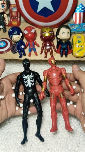 AVENGERS TOYS AGENT VENOM VS IRONMAN