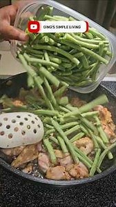 Green Beans Chicken Adobo #food #shorts #asmr