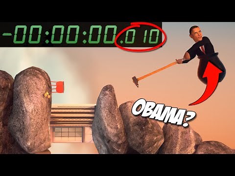 I Beat The World Record By 10 MILLISECONDS - Getting Over It Sideways Speedrun