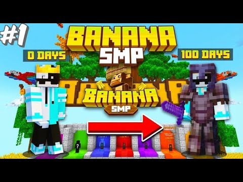 My First Day in Banana SMP | Lifesteal Server