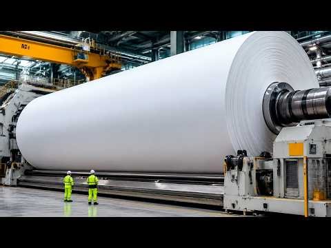 How Paper is Made: From Giant Logs to 2 Billion Sheets a Day