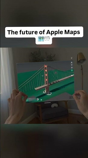Experiencing 3D Gaussian Splats in Apple Maps on Vision Pro