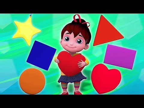les formes chanson | les formes géométriques en français | vidéo éducative | Shapes Song in French