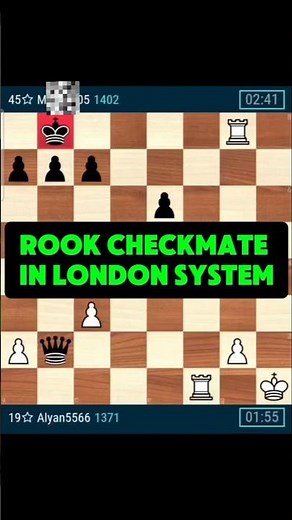ONE ROOK = CHECKMATE! 😱*EASY* How to checkmate with a rook!chess oppening