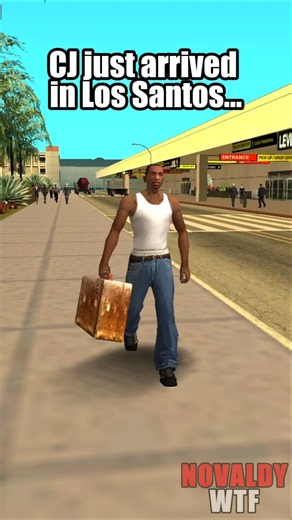 When CJ came back to Los Santos #gtasanandreas #gtamemes #shorts