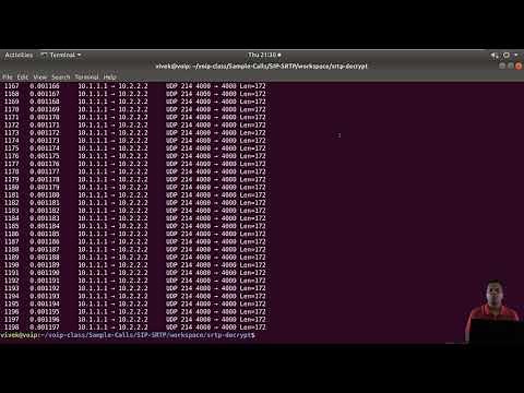 SIP + SRTP: Decryption using Tshark, Text2Pcap and Pcap2Wav