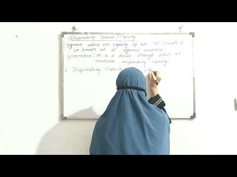 #Respiratory volumes or capacities (inspiratory capacity and expiratory capacity) !!