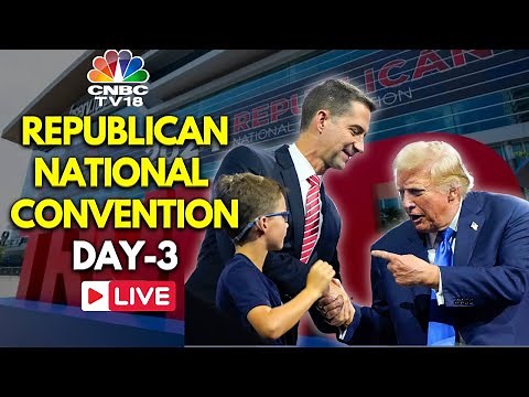 LIVE: Republican National Convention | Trump at RNC 2024 Day 3 LIVE | JD Vance, Peter Navarro | N18G