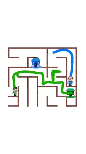 Maze Challenge: Navigating the walls to find the correct home 🏠 #primarygames #bettawards